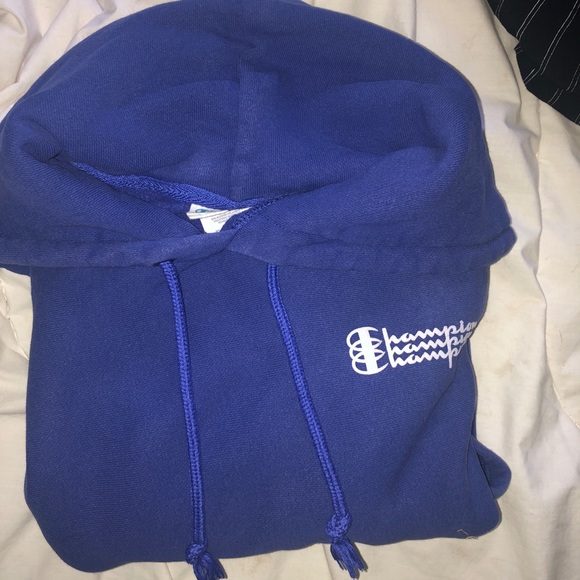 Dark blue/purple champion hoodie - Picture 1 of 1